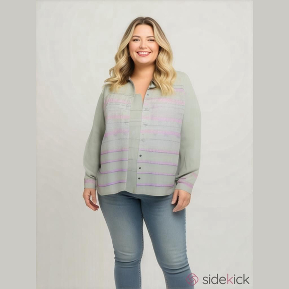 Bechamel 2X Embroidered Jacket Embossed Buttons NWT - Picture 1 of 8